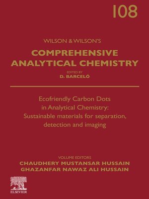 cover image of Ecofriendly Carbon Dots in Analytical Chemistry